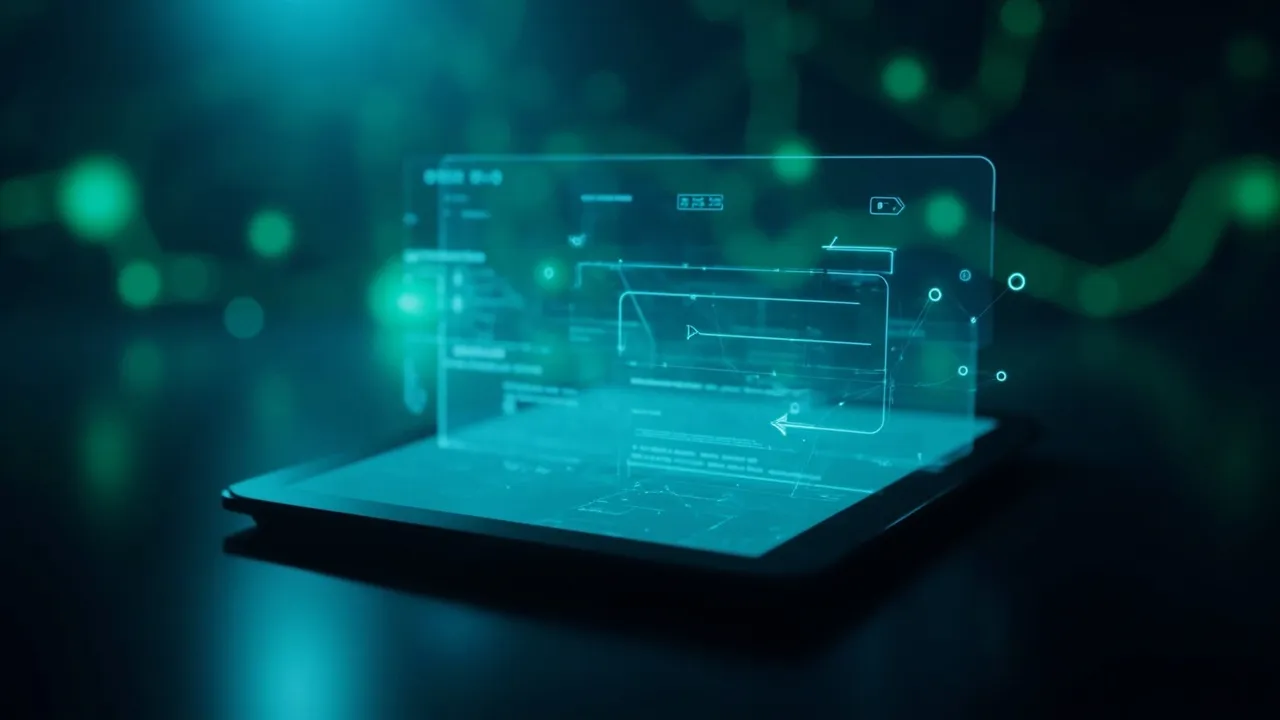Freundliches Community-Forum auf einem Tablet — Diskussionen und Reaktionen in hellem Tageslicht
